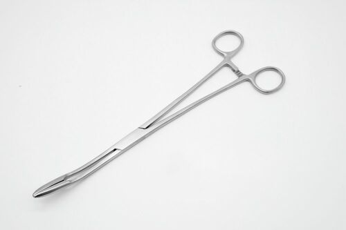 Kornzange nach Mayer, Korn Zange, Tupferzange 25 cm gebogen