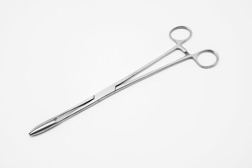 Kornzange nach Mayer, Korn Zange, Tupferzange 25 cm gerade