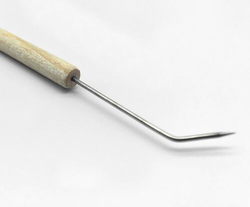 Prpariernadel, Prparier Nadel, gebogen, Prparat