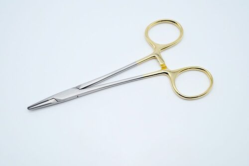 Nadel Halter, Nadelhalter Mayo, Goldgriff  HM !!! 16 cm