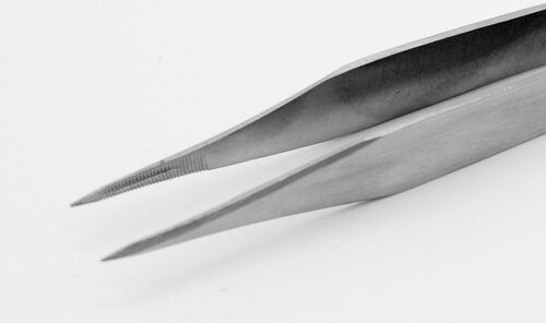 BlueINOX Profi Splitterpinzette – 11 Cm Edelstahl, Geriefte Spitze Für Sicheres Greifen (ideal Für Holz, Metall, Dornen)