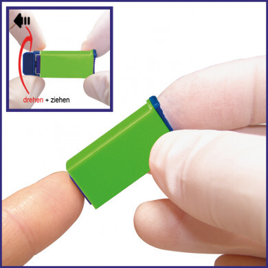 Stechhilfe, Sicherheitslanzetten, Lanzetten, (100 Stck.), 4 verschiedene Gr��en