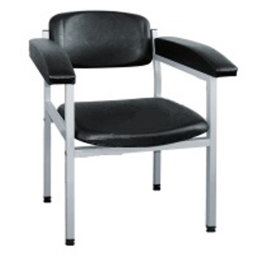 Blutentnahmestuhl, Stuhl zur Blutentnahme, schwarz