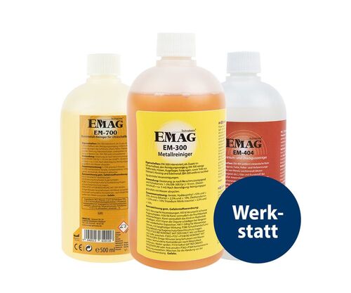 Emag Set Werkstatt Konzentrate f�r EMMI Ultraschallreiniger, 3 x je 100 ml