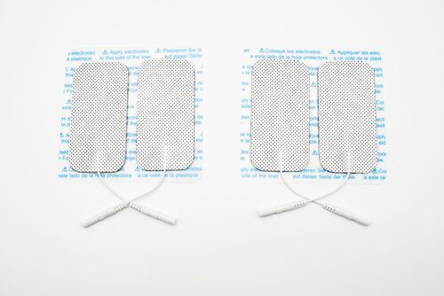 Carbon Plus Elektroden f�r Tens / EMS Ger�t, selbstklebend, 4 St�ck, 40 x 80 mm