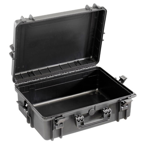 Notfallkoffer schwarz, leer, ABS Kunststoff, wasser- und staubdicht