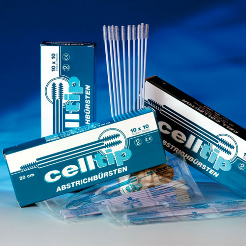 Celltip Abstrichb�rste, 10 St�ck, unsteril, Endocervical- bzw. Vaginalabstriche