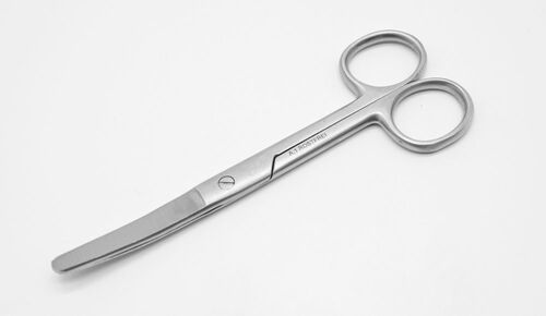 pr�parieren, Schere, spitz/stumpf, gebogen  14 cm