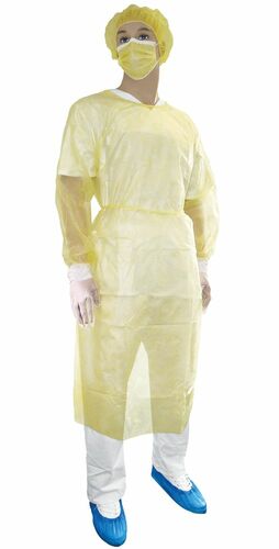 Infektionsschutzset mit Kittel, Mundschutz, 1 Paar Handschuhe, Haube + �berschuhe