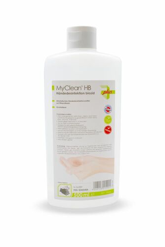 Desinfektion MyClean H�ndedesinfektion 500 ml, viruzid gem�� EN 14476