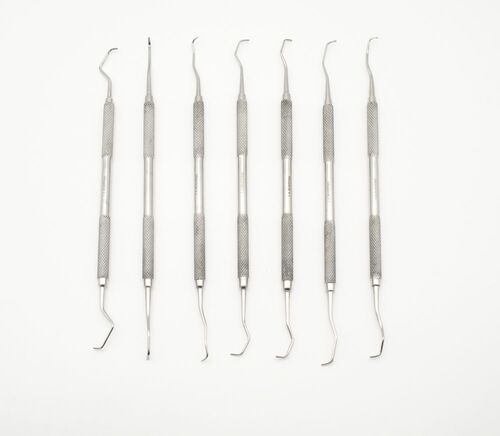 Gracey K�rette, 1 Satz = 7 St�ck Dental Instrumente