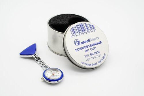 Schwesternuhr, hochwertig, Uhr, Kitteluhr Krankenschwester