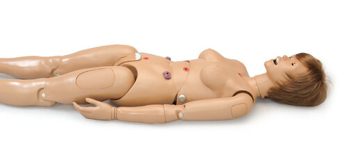 Pflegepuppe, Krankenpflege, Krankenpflegepuppe Altenpflege Puppe mit Katheterisierung