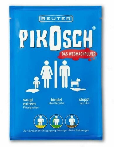 5x Pikosch - das Wegmachpulver, zur Soforthilfe von geruchsintensiven Ausscheidungen