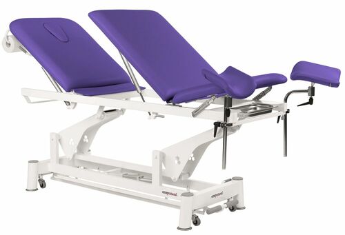 Therapieliege + Gynstuhl Untersuchungsliege mit Gesichtsloch, elektr. div. Farben