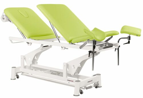 Therapieliege + Gynstuhl Untersuchungsliege mit Gesichtsloch, elektr. div. Farben