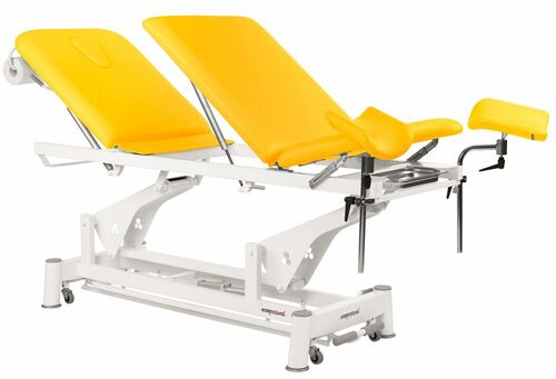 Therapieliege + Gynstuhl Untersuchungsliege mit Gesichtsloch, elektr. div. Farben