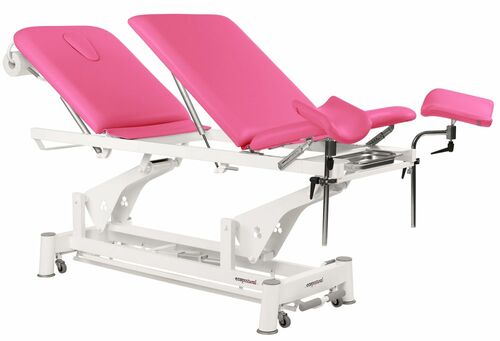 Therapieliege + Gynstuhl Untersuchungsliege mit Gesichtsloch, elektr. div. Farben