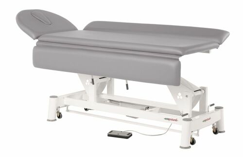 Therapieliege, Untersuchungsliege mit Gesichtsloch, elektr. div. Farben + Hocker