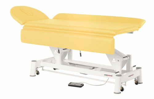 Therapieliege, Untersuchungsliege mit Gesichtsloch, elektr. div. Farben + Hocker