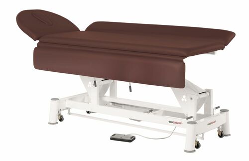 Therapieliege, Untersuchungsliege mit Gesichtsloch, elektr. div. Farben + Hocker