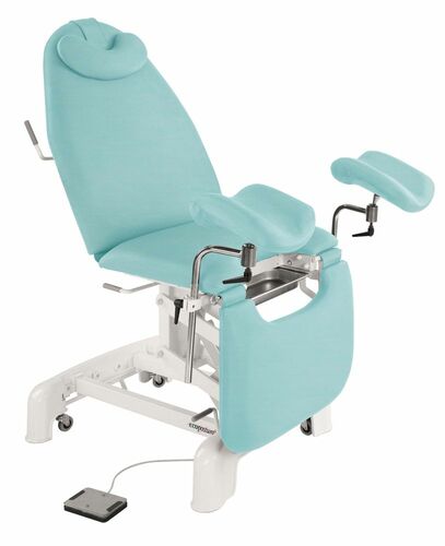 Gynstuhl, gyn�kologischer Stuhl, Untersuchung, elektrisch, div. Farben, + Hocker