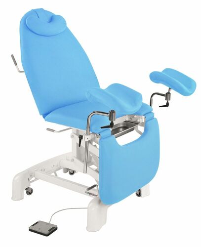 Gynstuhl, gyn�kologischer Stuhl, Untersuchung, elektrisch, div. Farben, + Hocker