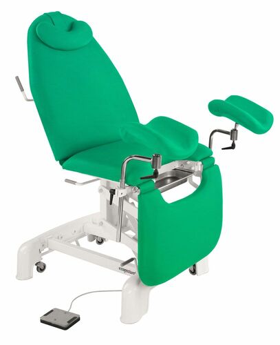 Gynstuhl, gyn�kologischer Stuhl, Untersuchung, elektrisch, div. Farben, + Hocker