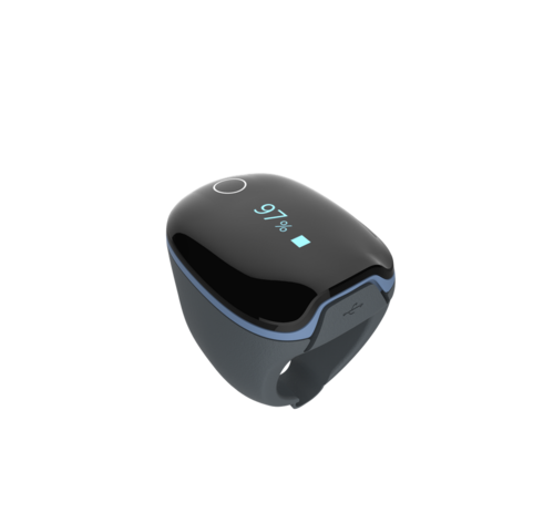O2 Ringpulsoximeter, Ring Pulsoximeter, Oximeter, Oxymeter f�r Erwachsene