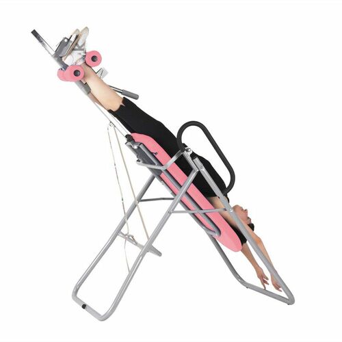 Massageliege, Inversionsbank mit grauem Rahmengestell, div. Farben 