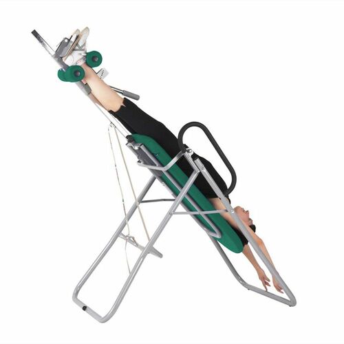 Massageliege, Inversionsbank mit grauem Rahmengestell, div. Farben 