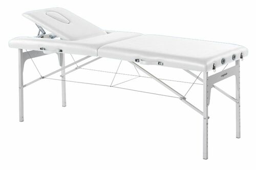 Behandlungsliege, Massageliege, Liege klappbar, mobil, H�he 68-84 cm