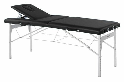 Behandlungsliege, Massageliege, Liege klappbar, mobil, H�he 68-84 cm 