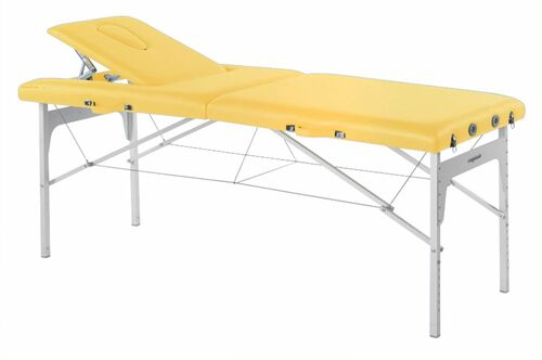 Behandlungsliege, Massageliege, Liege klappbar, mobil, H�he 68-84 cm 