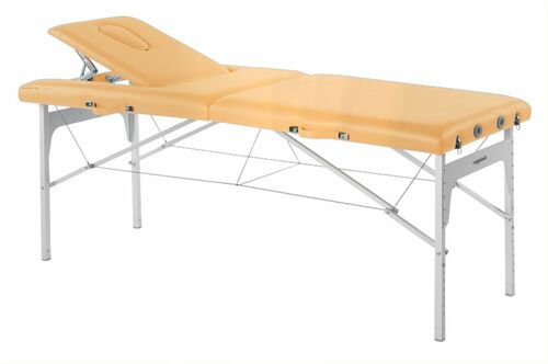 Behandlungsliege, Massageliege, Liege klappbar, mobil, H�he 68-84 cm 