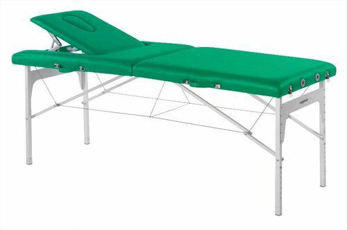 Behandlungsliege, Massageliege, Liege klappbar, mobil, H�he 68-84 cm 