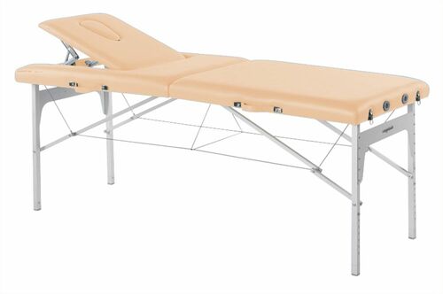 Behandlungsliege, Massageliege, Liege klappbar, mobil, H�he 68-84 cm 