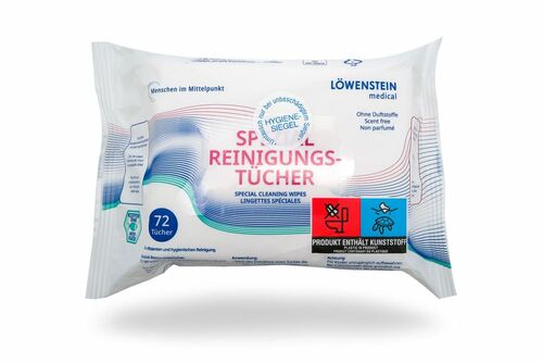 Spezial-Reinigungst�cher - neutral - ohne Duftstoffe