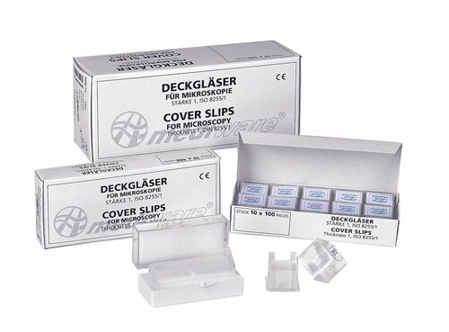 Deckgl�ser, Deckgl�schen 22 x 22 mm (100 St�ck)