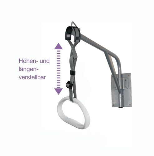 Bettaufrichter zur Wandbefestigung, ohne Befestigungsmaterial h�henverstellbar