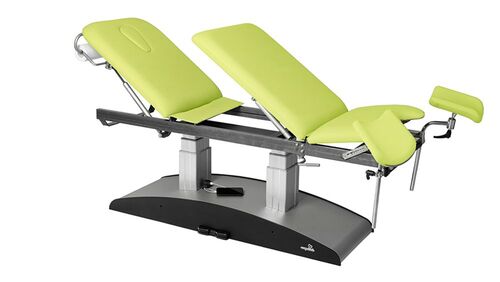 Gyn�kologische Liege, Therapieliege, elektr. div. Farben + Hocker 