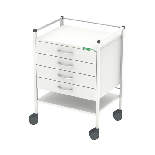 08/16� Basiswagen 60, Ger�tetisch, Ger�tewagen, 833 mm hoch, 4 Schubladen