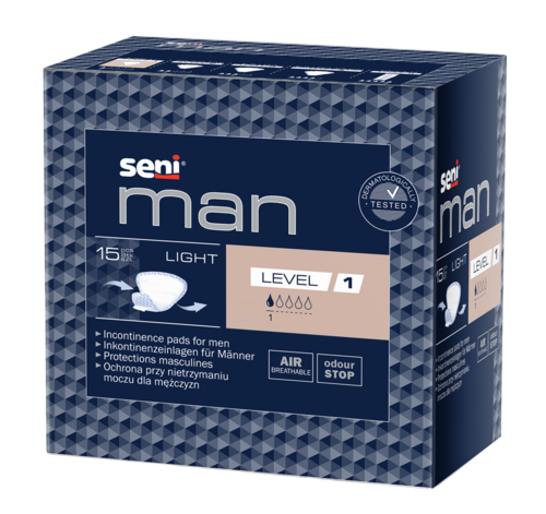 Seni Man Light Level 1 - atmungsaktive Inkontinenzeinlage f�r M�nner