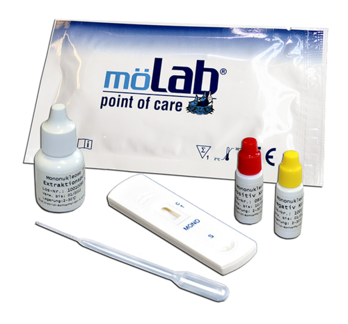 m�Lab Mononukleose Schnelltest 25 Testkassetten