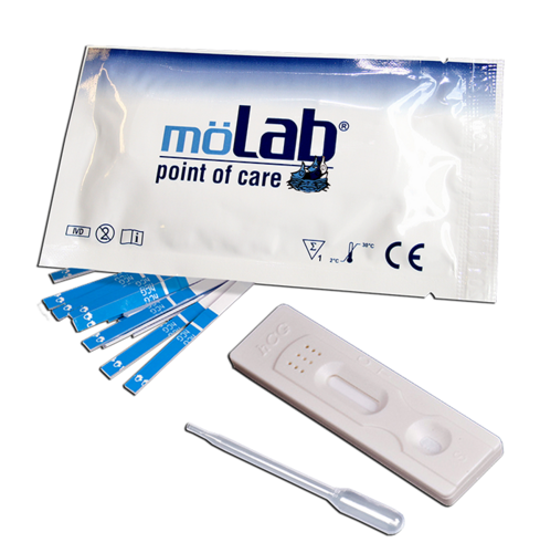 m�Lab hCG Schnelltest, f�r die Gyn�kologische Diagnostik, 50 Teststreifen