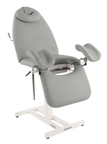 Station�rer Spezial-Behandlungsstuhl mit wei�em Rahmengeste 62 x 182 cm M41 T19