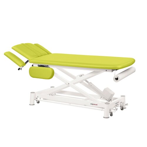 C7544 Elektrische Therapieliege mit wei�er Scherenkonstruktion f�r spezielle Techniken - 62 x 207 cm