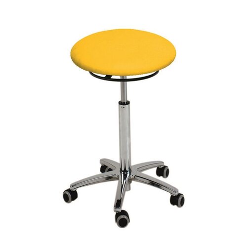 Ecopostural S4622 - Runder Hocker mit Aluminiumfu�kreuz und Ringausl�sung