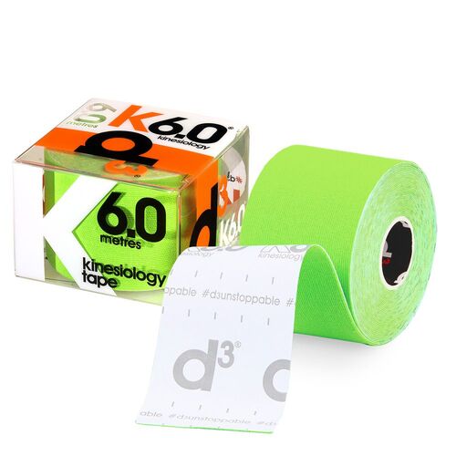 d3 K6.0 Kinesiologie Tape 6 m - Extra langes Sporttape 