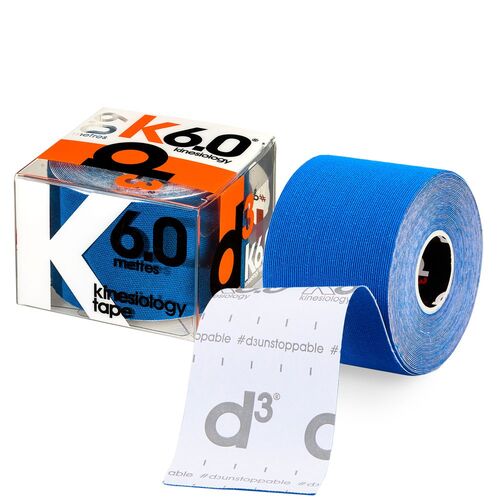 d3 K6.0 Kinesiologie Tape 6 m - Extra langes Sporttape 